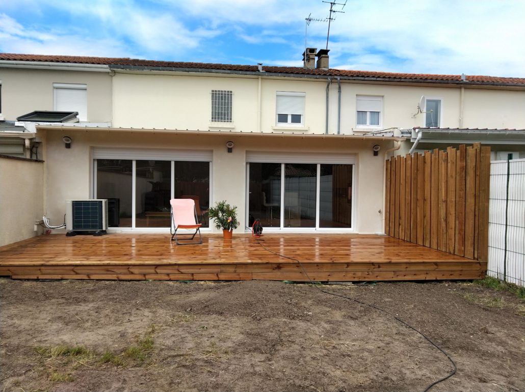 La terrasse est finie!